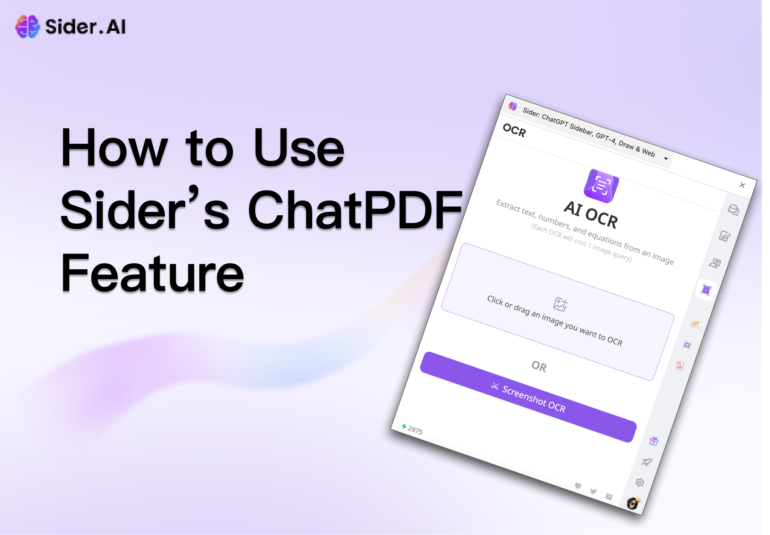 How To Use ChatPDF Feature To AI Chat With Any PDF Documents Sider