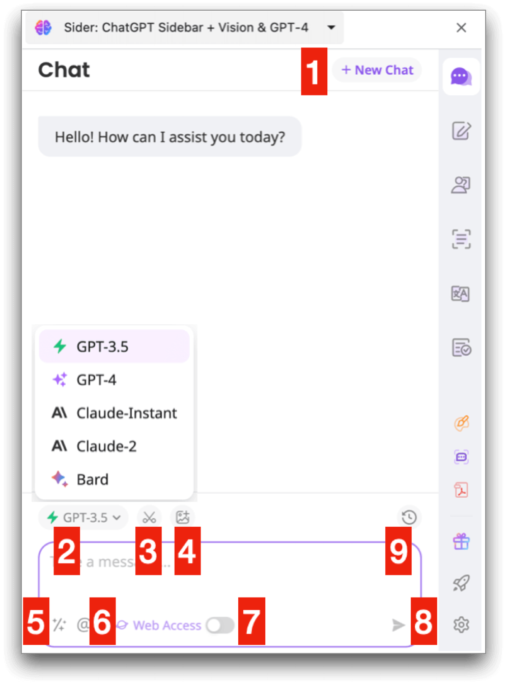 How to Use the AI Chat feature of Sider Sider
